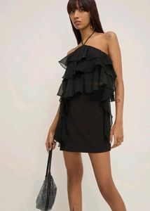 Tiered Ruffle Halter Top