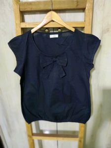 Black Cotton Top Size-36