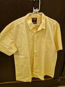 Yellow Casual Sunmer Shirt