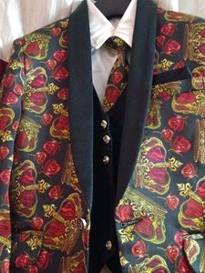 Rose Patterned Suit Set