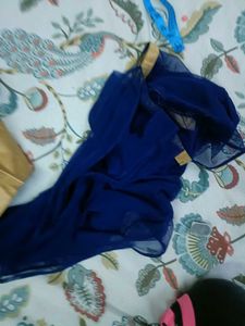 Heavy Party Wear Anarkali &amp; Dupatta In L Size