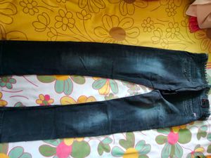 Distressed Denim Jeans