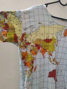 World Map Print Top