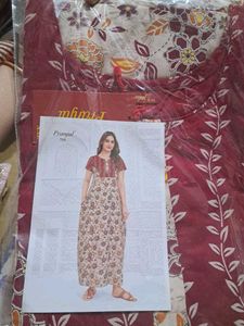 Pranjul Maxi Nightgown 420rs Each