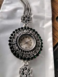 Green Stone Watch