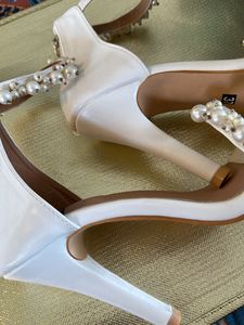 White Pearl Heels