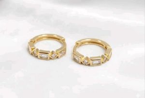 Clearance sweet sparkle Huggies ear hoops