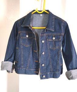 Price Drop✅Crop Denim Jacket