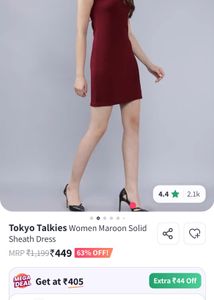 Burgundy Sleeveless Dress