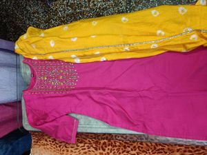 Gota Patti Work Kurta Set