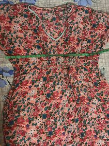 Floral Print Mini Dress