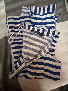 zara Striped Long Sleeve Shirt