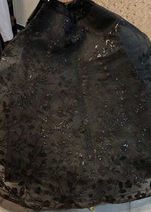 Elegant Black Lehenga Choli With Attached Dupatta