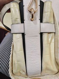 Restored Coach Swagger Croc Embossed Bag