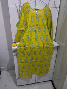 Floral Print Kurta