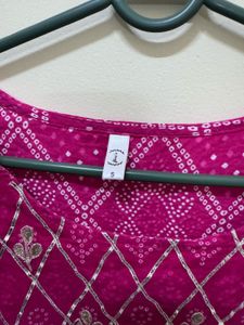 Pink Printed Kurta set