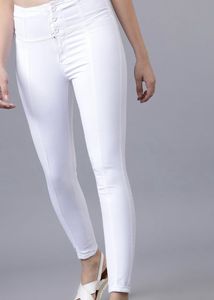 Tokyo Talkies Super Skinny White Jeans