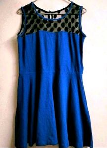 Blue Polka Dot Dress