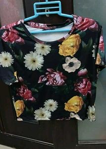Floral Print Tee