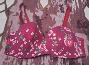 Floral Print Bra
