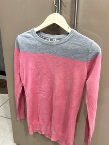 Color Block Pullover Sweater