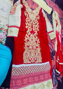 Red &amp; Golden Suit