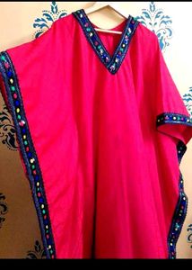 Red Embellished Kaftan ❤️