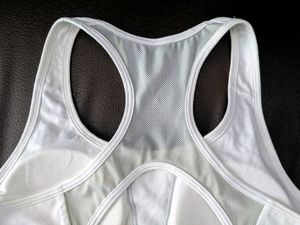 Enamor White Racerback Sports Bra - Size M