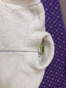 Cozy White Fleece Pullover