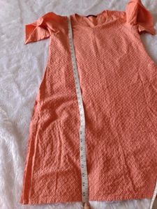 Peach Color Kurti