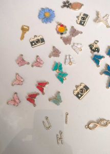 mix  necklace/bracelet  Charms 37 piece