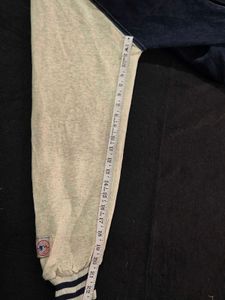 Russell Athletic Heavy Denim Bomber + Hoddie