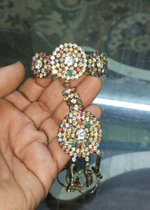 Braslate Bridal stone work fancy stichable