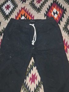 Zudio Comfy Black Cargo Pants