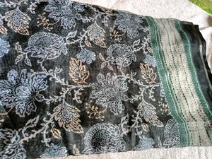 Floral Print Saree