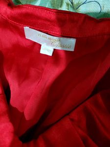 Vero Moda Party Wear Red Dress