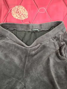 GO COLORS Velvet Corduroy Pants