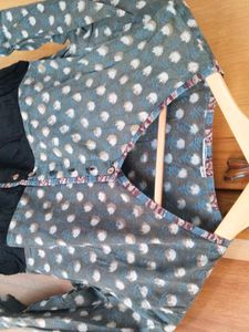 Pure Cotton Peplum Top