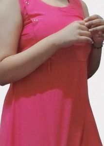Pink Flare Dress