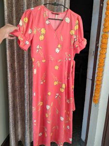 Floral Print Midi Dress