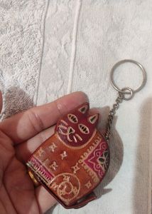Cat Shaped Keychain