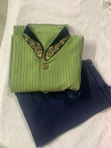 Green Ethnic Jacket