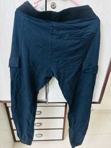 Navy Blue Cargo Joggers