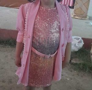 Sparkly Pink Dress &amp; Jacket Set
