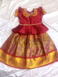 Kids Pattu Pavadai