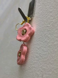 Handmade Floral Clay Earrings Elegant &amp; Lightweigh