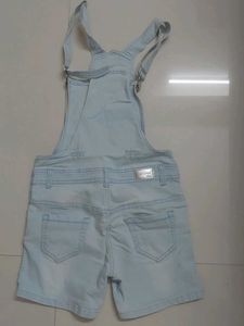 Short Denim Dungaree/playsuit