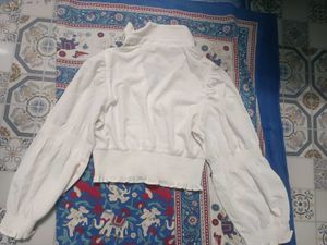Elegant White Long Sleeve Top