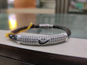Pure Silver Leather Belt Kada 💯😍