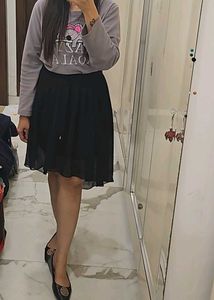 GLOBUS High Low Pattern Skirt